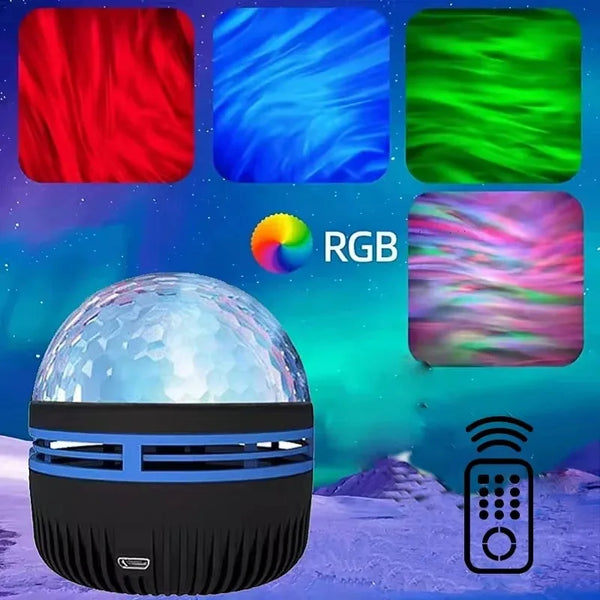 Aurora Borealis Projector Mood Lamp