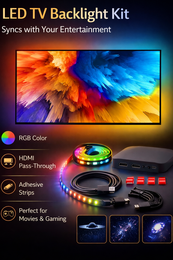 TV Bias Lighting Kit LED Strip Set