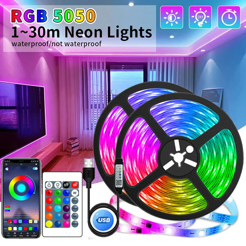 Smart LED Strip Lights 10M WiFi Compatible
