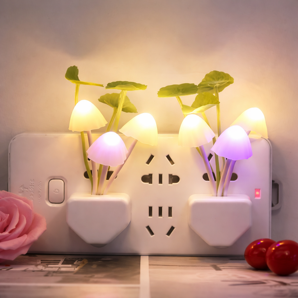 Mushroom Fungus Colorful LED Night Light