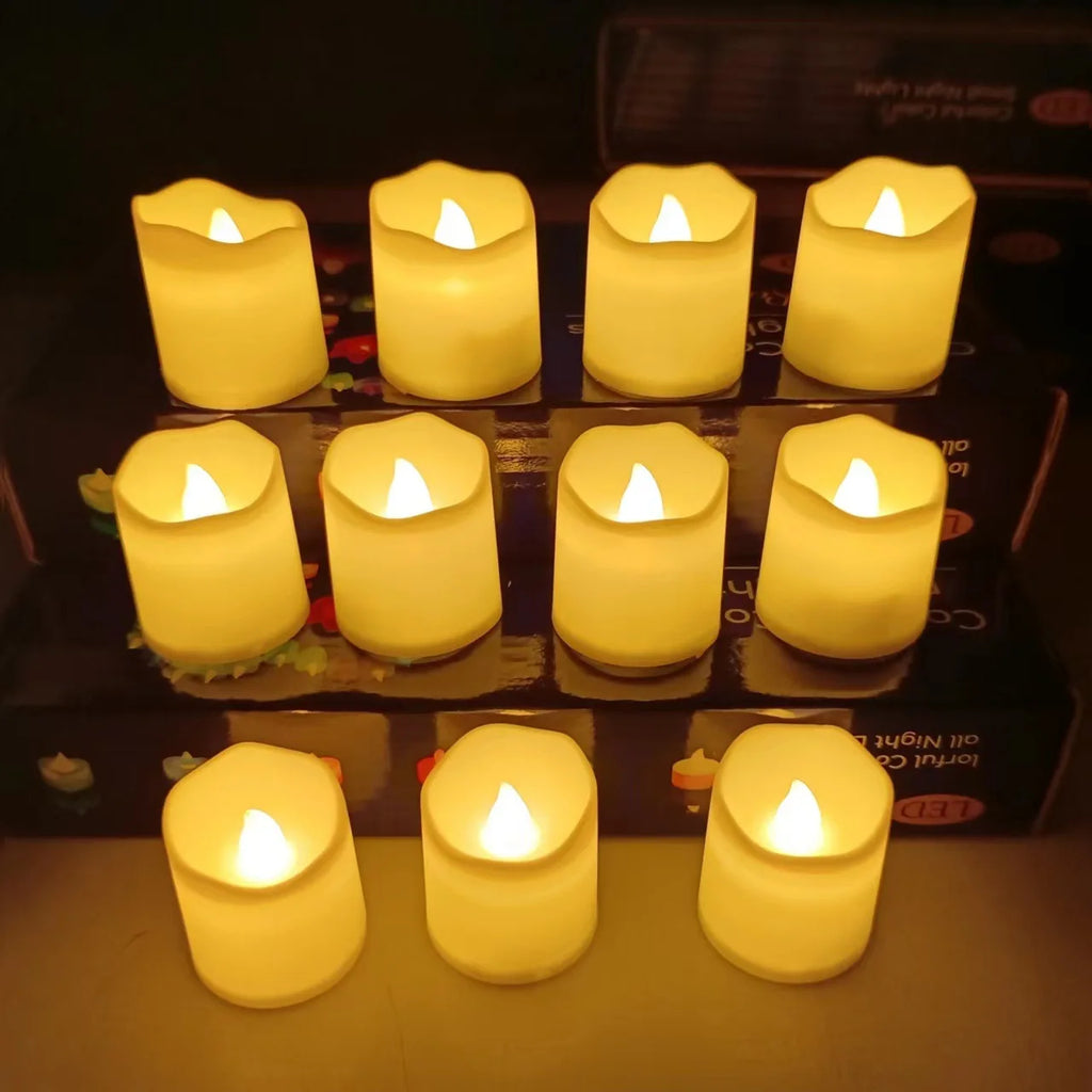 Flameless LED Candles Set Warm White