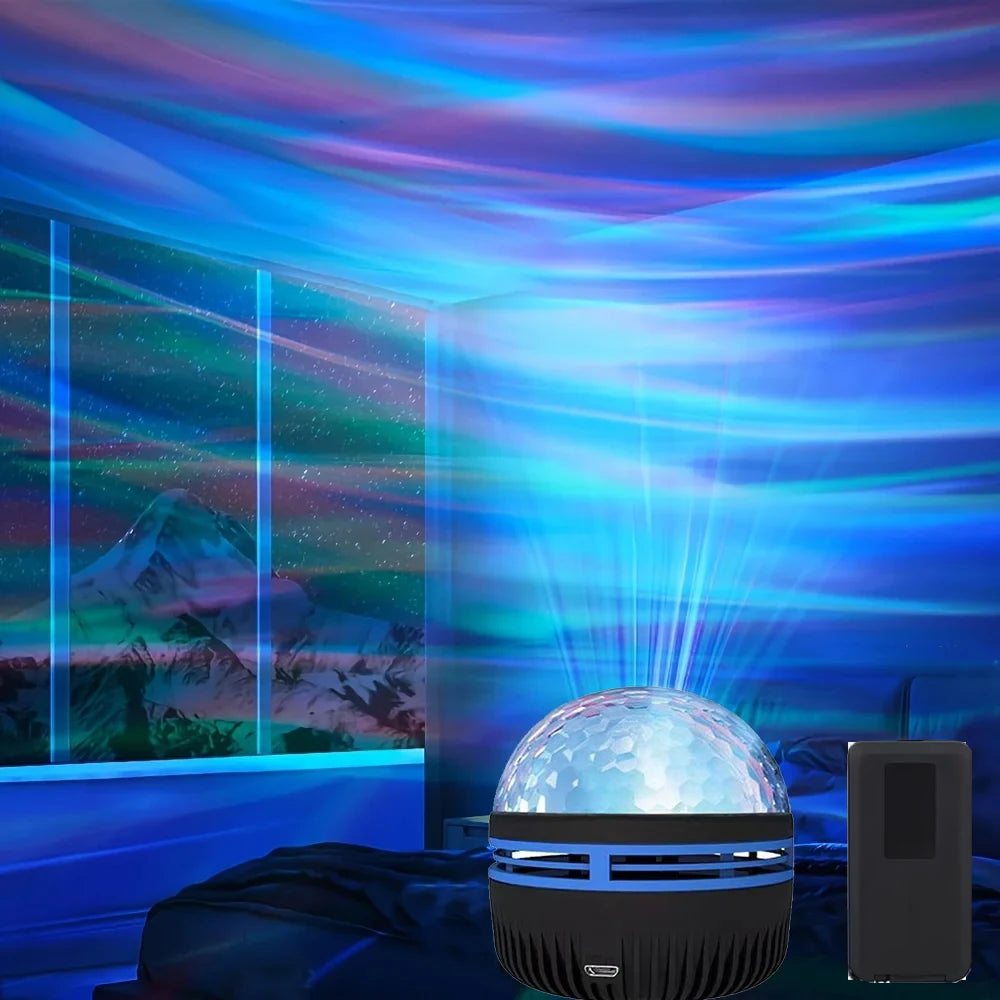 Aurora Borealis Projector Mood Lamp