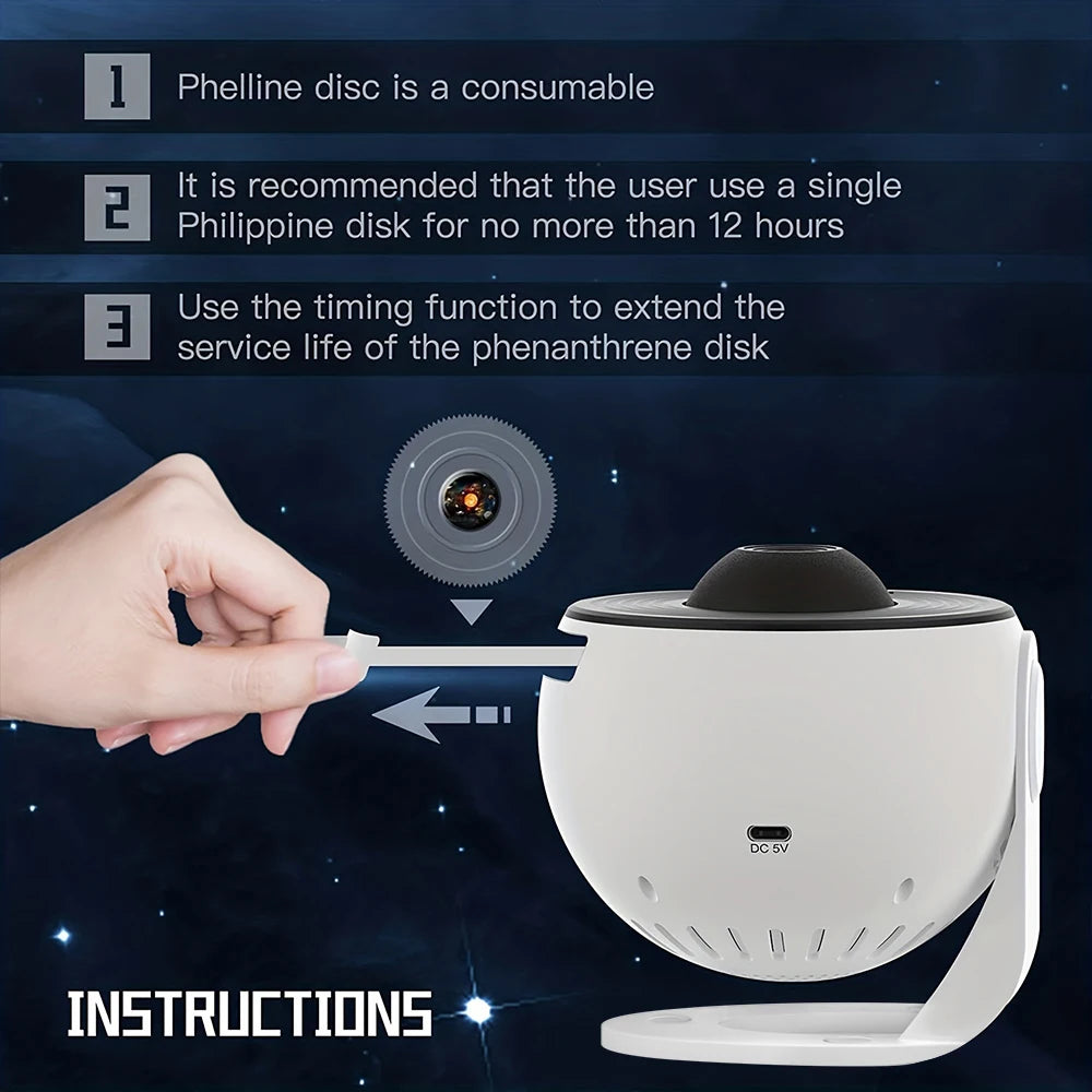 13-in-1 Galaxy Ultra Star Projector 360 Degree HD Night Light