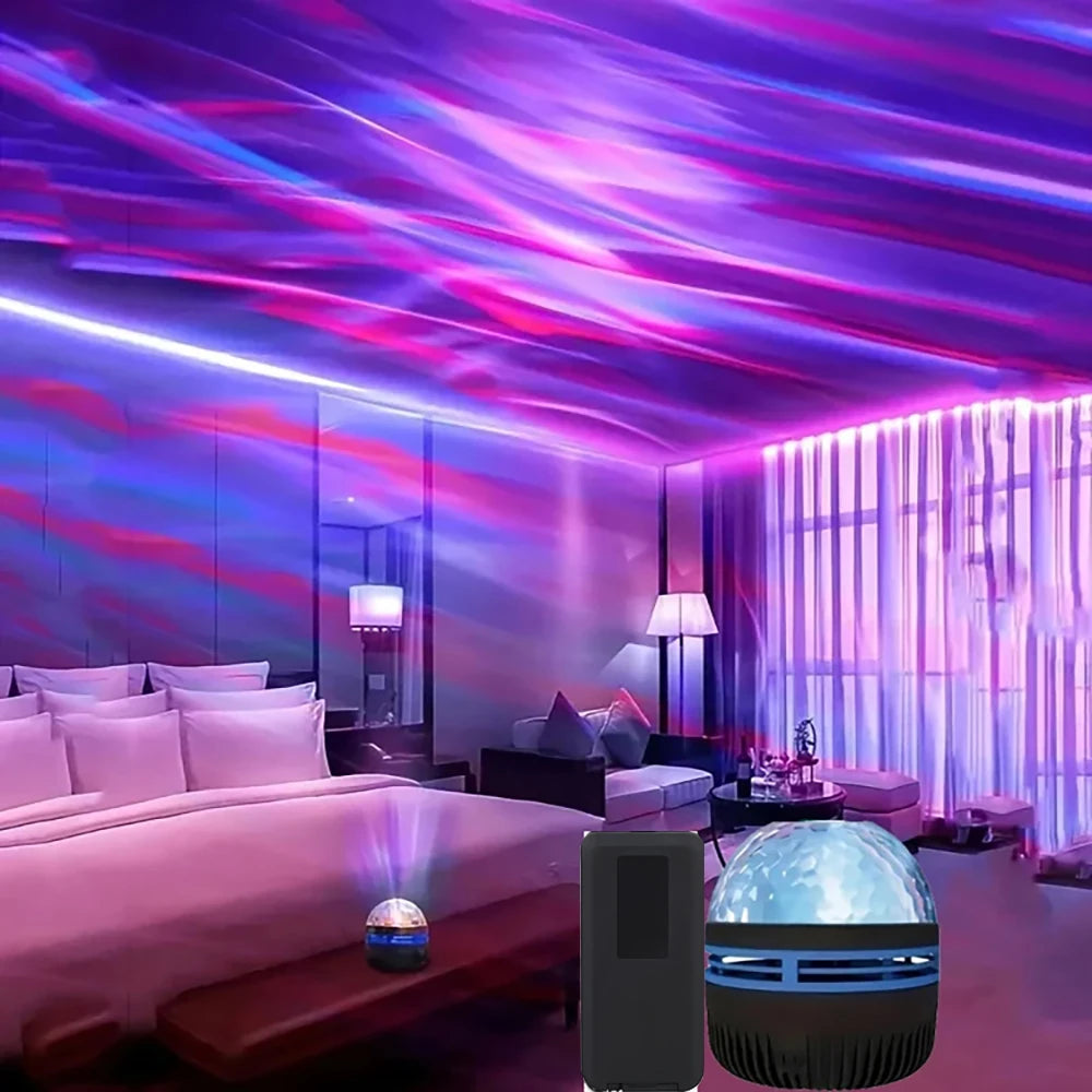 Aurora Borealis Projector Mood Lamp