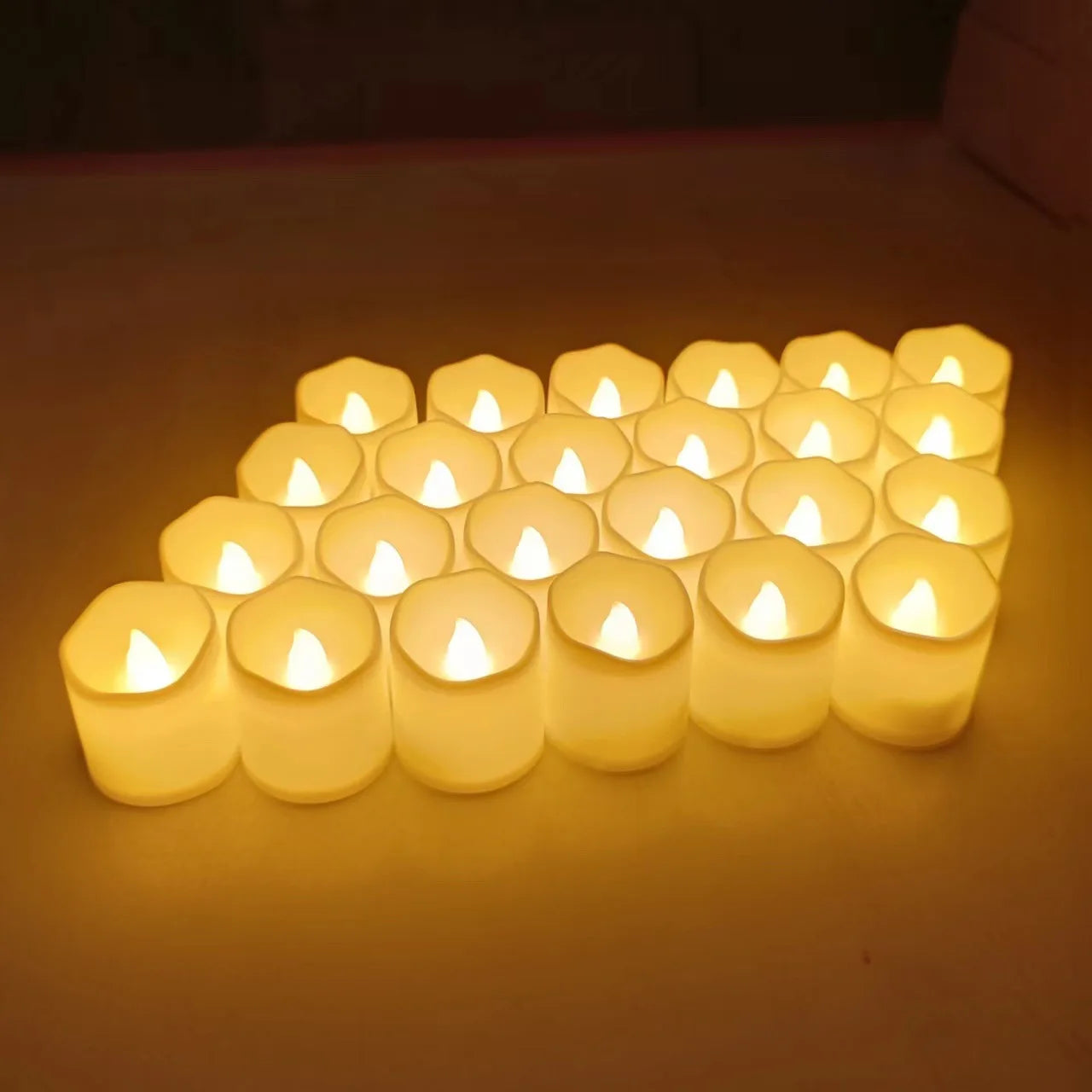 Flameless LED Candles Set Warm White