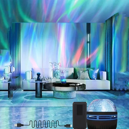 Aurora Borealis Projector Mood Lamp