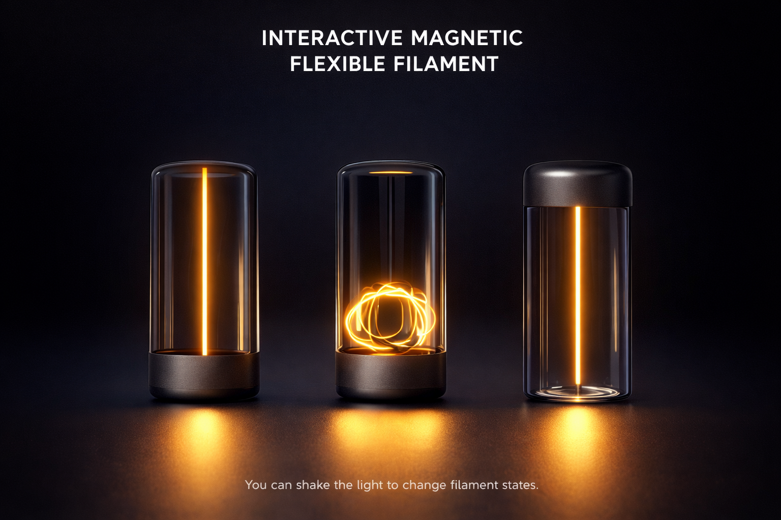 Magnetic Flexible Filament Ambient Light