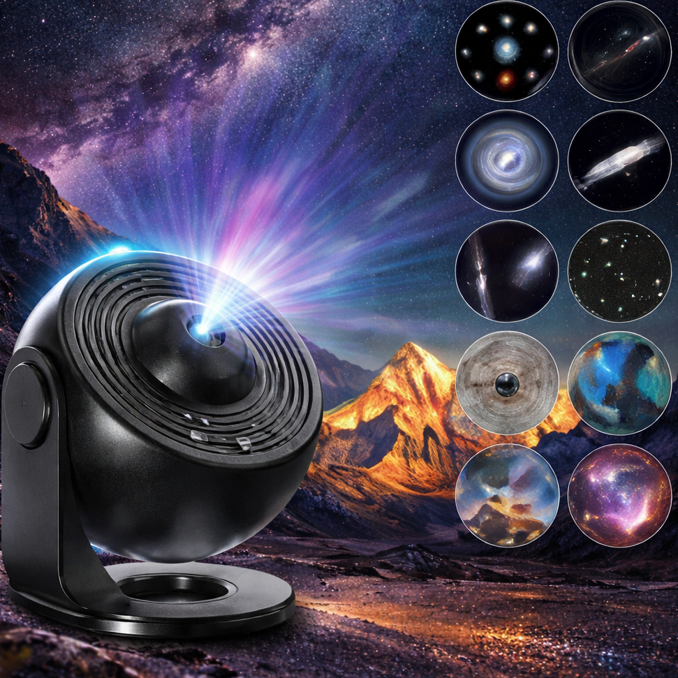 13-in-1 Galaxy Ultra Star Projector 360 Degree HD Night Light